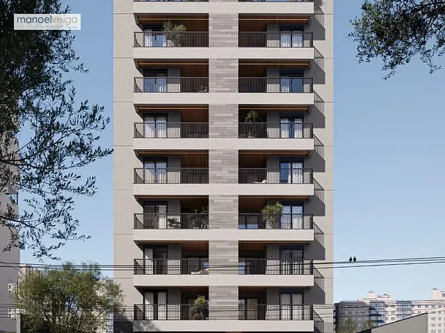 Apartamento 2 quartos e 3 banheiros, à venda, no bairro Água Verde em Curitiba