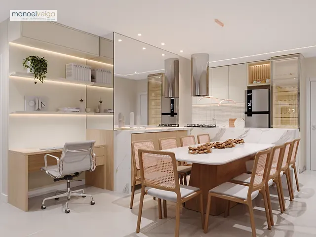 Apartamento 2 quartos e 3 banheiros, à venda, no bairro Água Verde em Curitiba