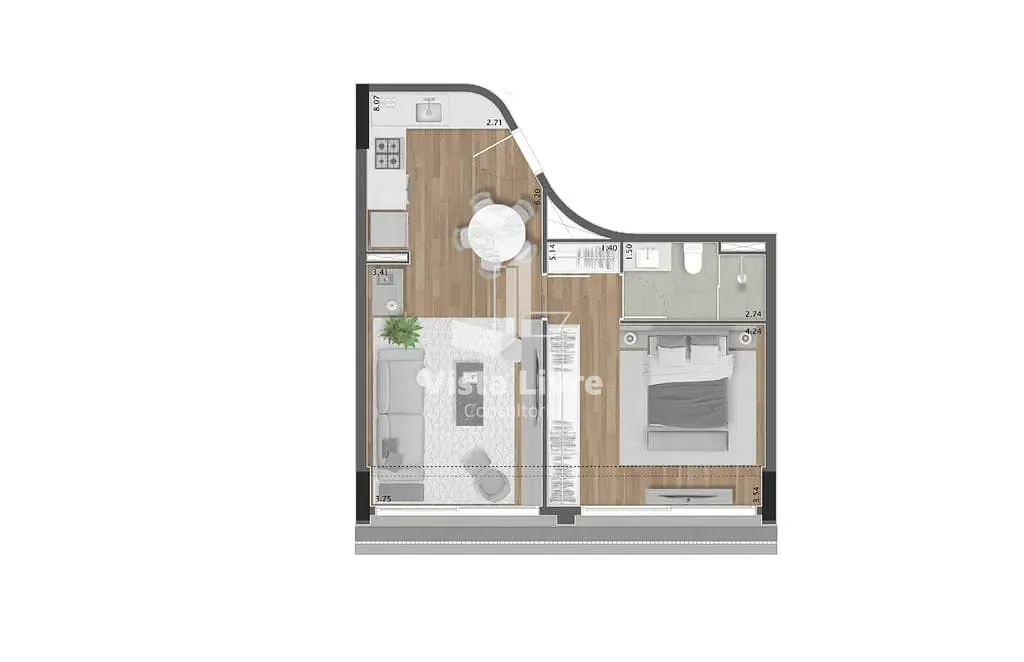 Apartamento, 1 quarto, 142 m² - Foto 15