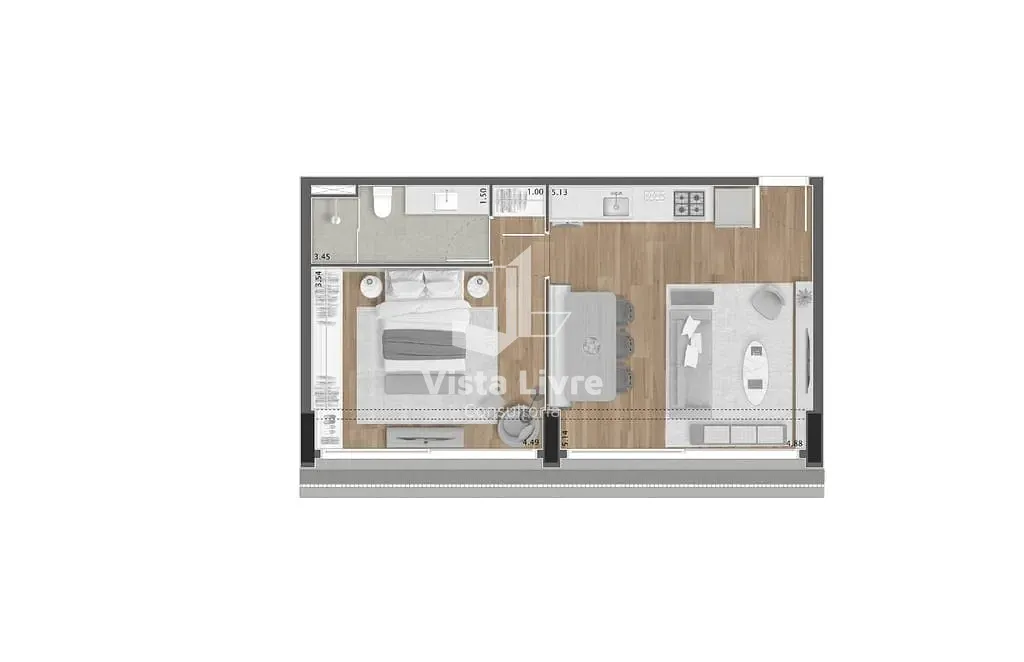 Apartamento, 1 quarto, 142 m² - Foto 16