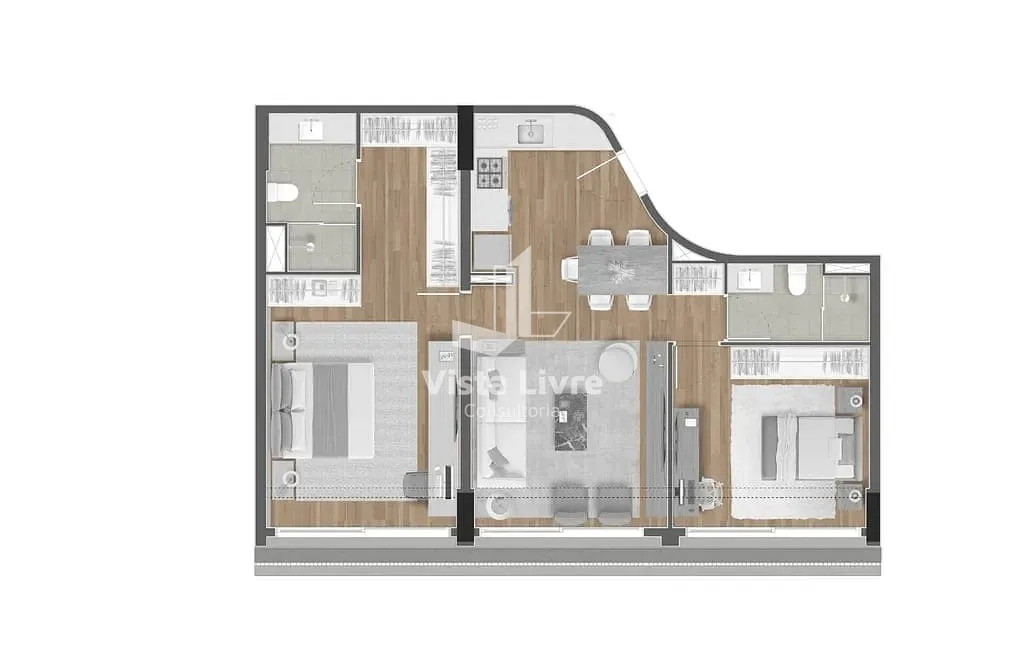 Apartamento, 1 quarto, 142 m² - Foto 17