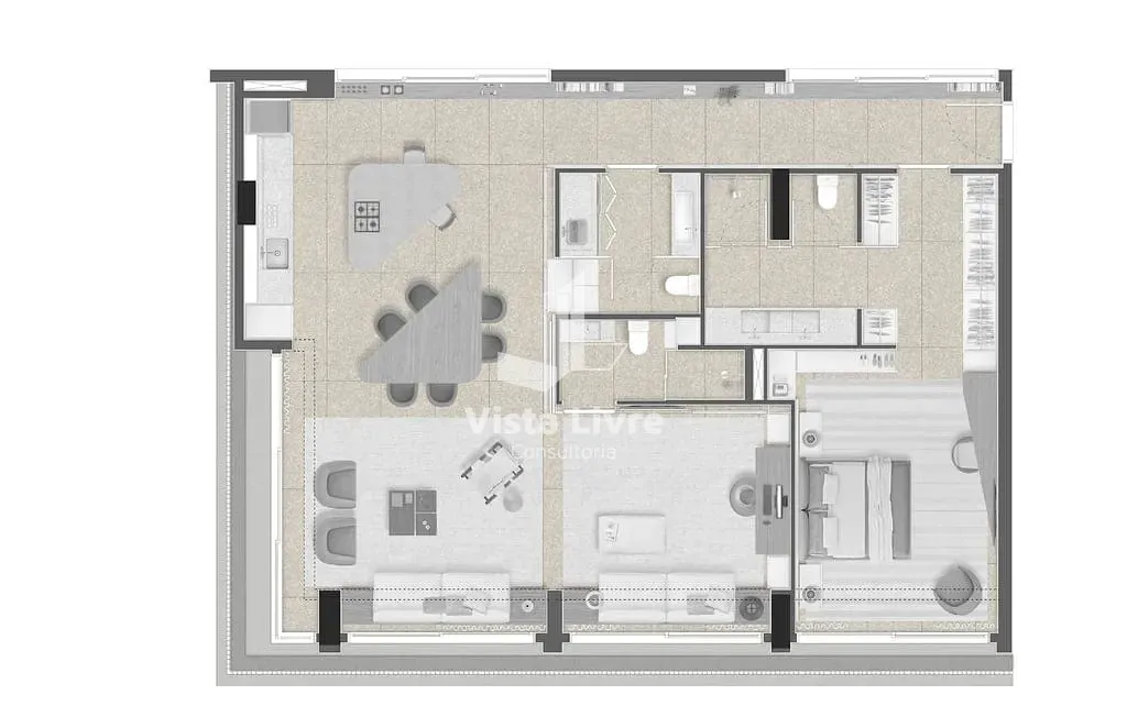 Apartamento, 1 quarto, 142 m² - Foto 21