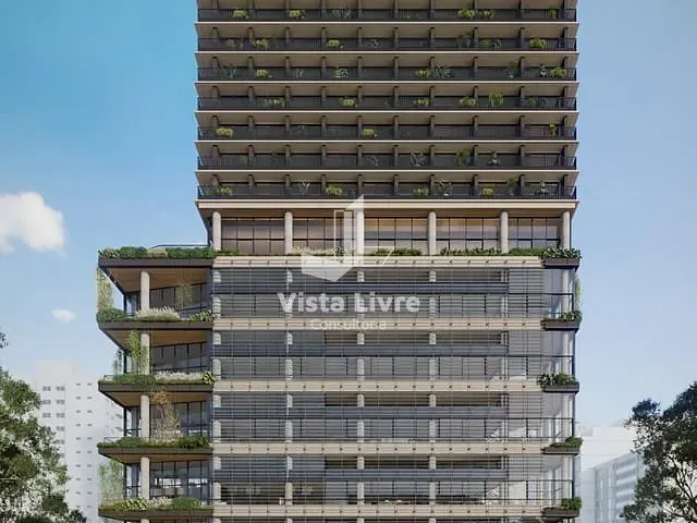 Apartamento com 143m² 1 quarto e 2 banheiros, à venda, no bairro Itaim Bibi em São Paulo