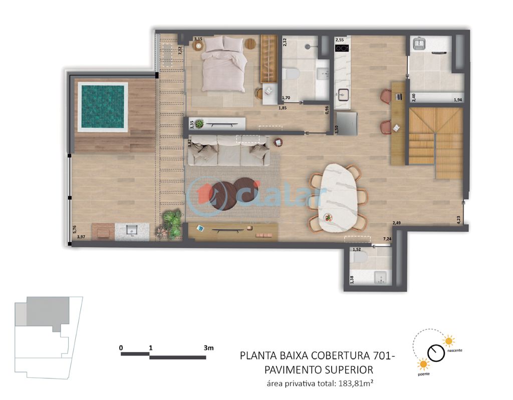 Cobertura à venda com 3 quartos, 199m² - Foto 24
