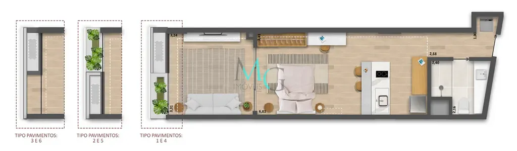 Cobertura, 3 quartos, 199 m² - Foto 19