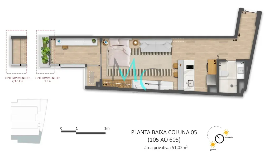 Cobertura, 3 quartos, 199 m² - Foto 21
