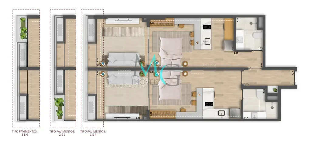 Cobertura, 3 quartos, 199 m² - Foto 22