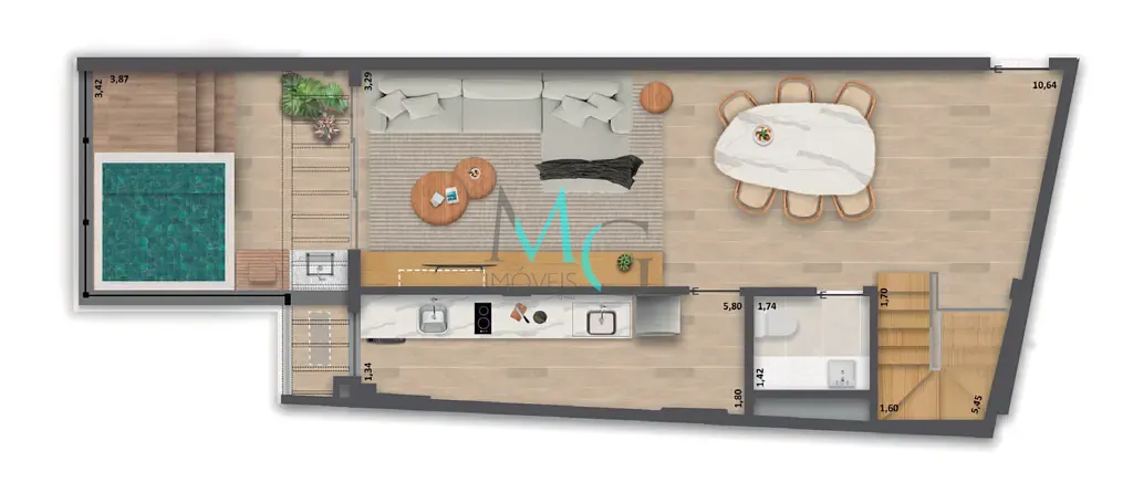 Cobertura, 3 quartos, 199 m² - Foto 28