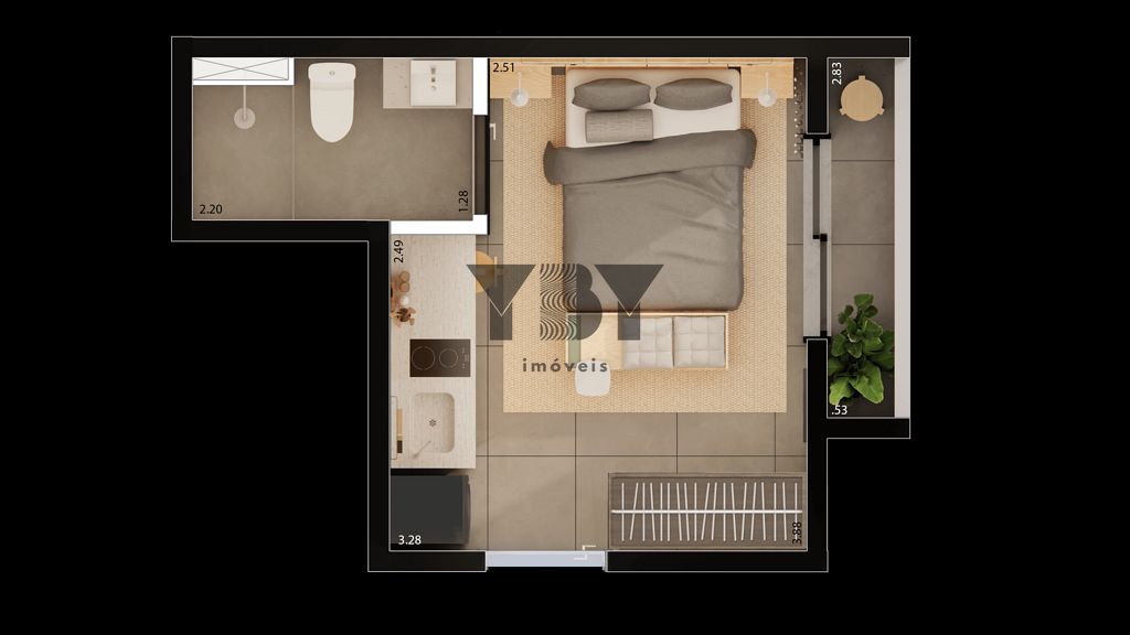 Apartamento, 1 quarto, 24 m² - Foto 17