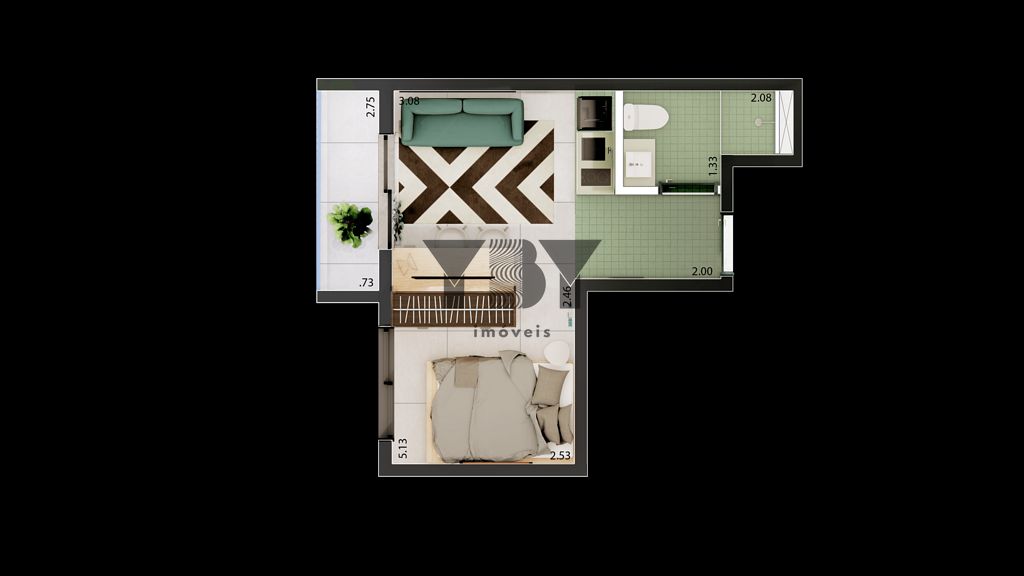 Apartamento, 1 quarto, 24 m² - Foto 19