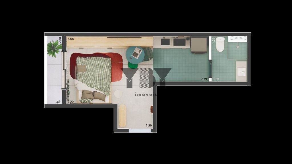 Apartamento, 1 quarto, 24 m² - Foto 20