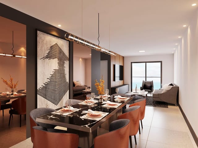 Cobertura / Penthouse 3 quartos e 3 banheiros, à venda, no bairro Areia Dourada em Cabedelo