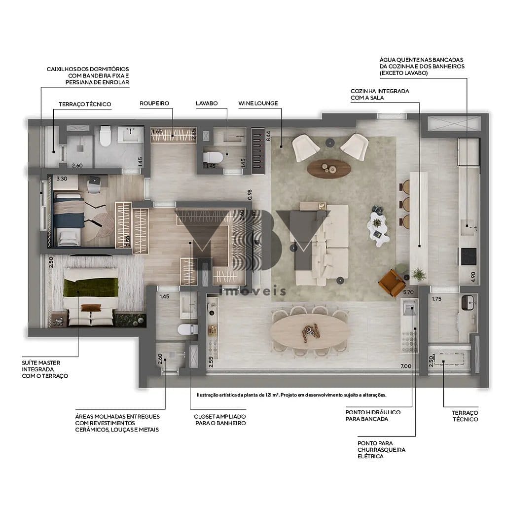 Apartamento, 3 quartos, 170 m² - Foto 27