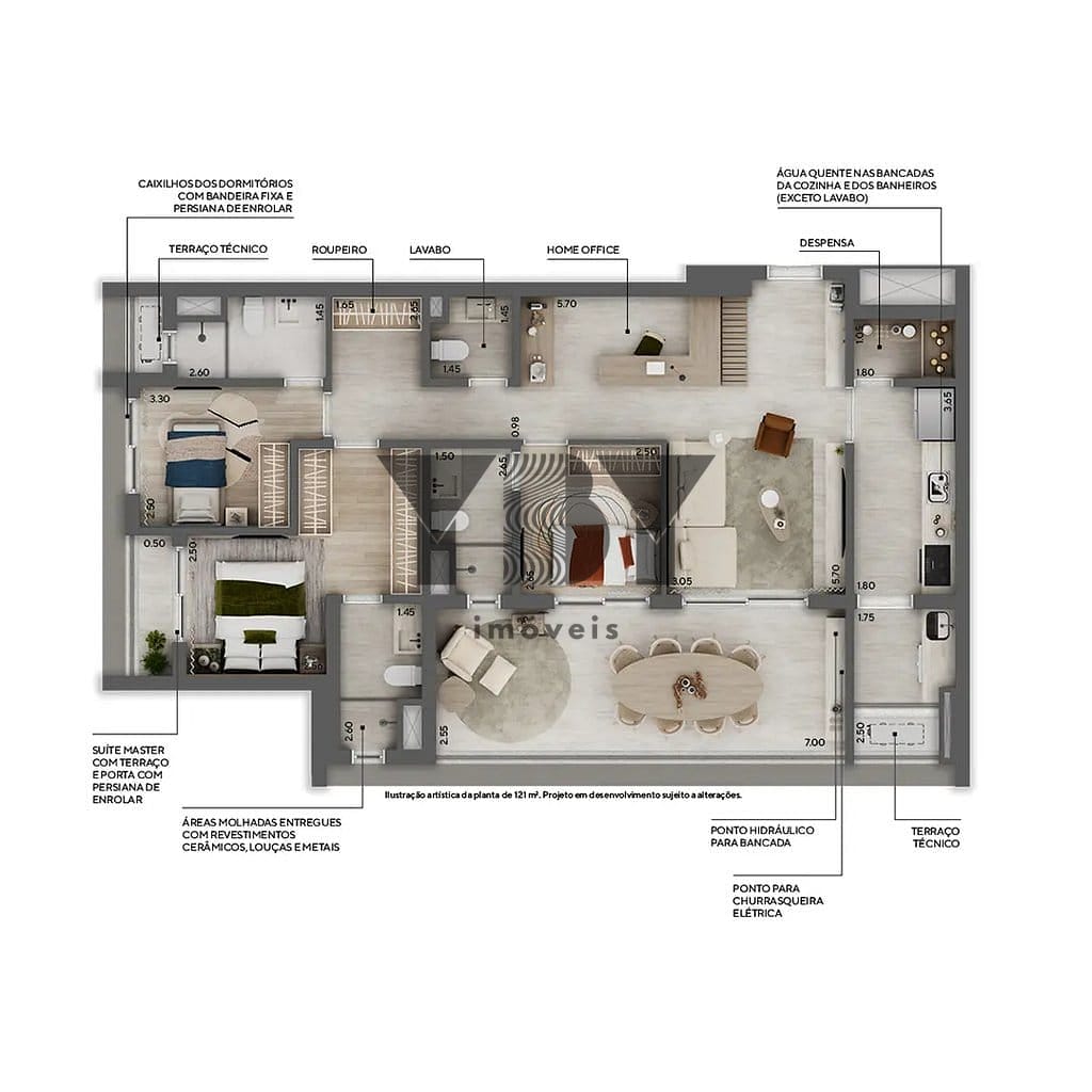 Apartamento, 2 quartos, 141 m² - Foto 26