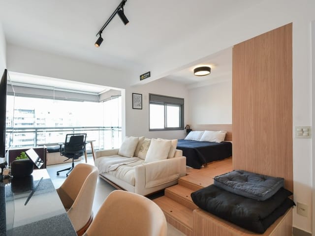 Foto do Apartamento - Apartamento à venda 1 Quarto 1 Suite 1 Vaga 49M² Pinheiros São Paulo - SP | Correteria Imóveis