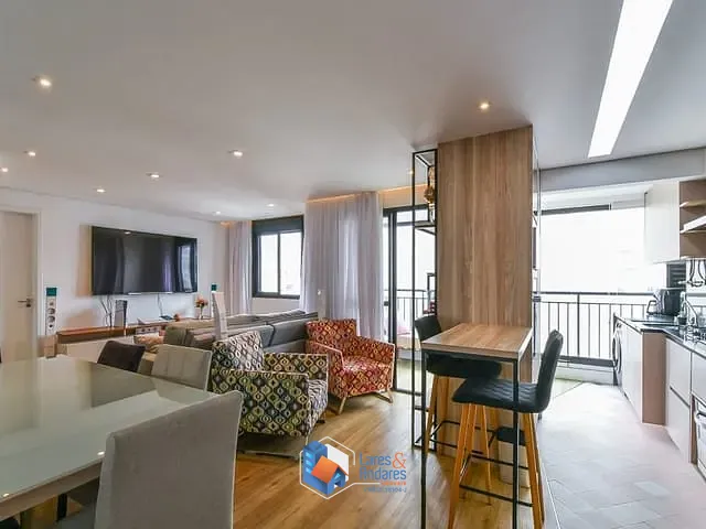 Apartamento 1 quarto e 2 banheiros, à venda, no bairro Vila Mariana em São Paulo