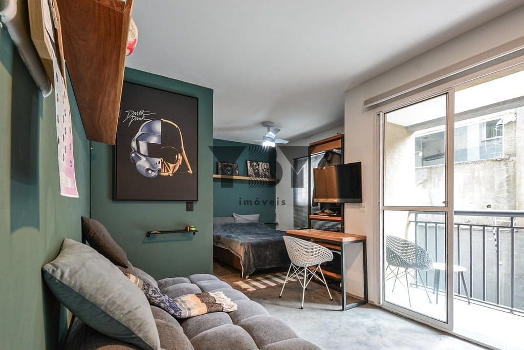Apartamento à venda com 1 quarto, 27m² - Foto 1