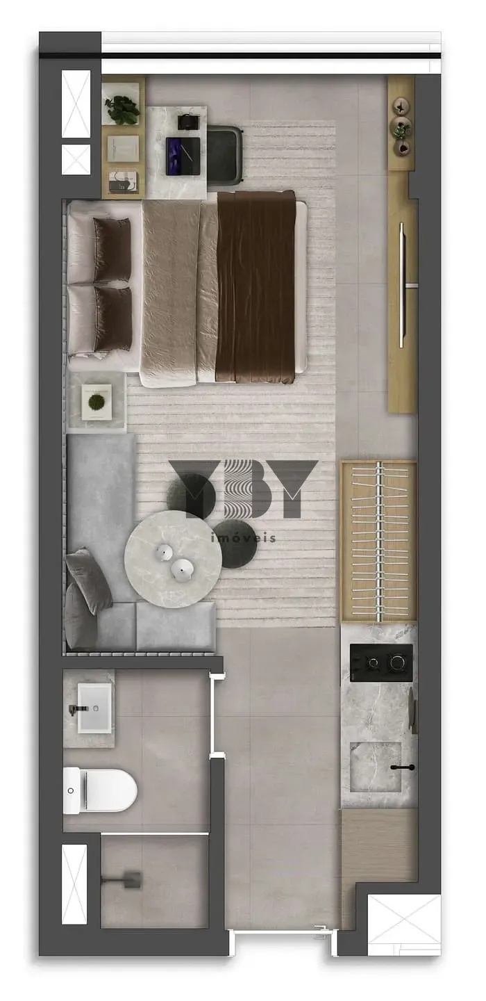 Apartamento, 1 quarto, 34 m² - Foto 18