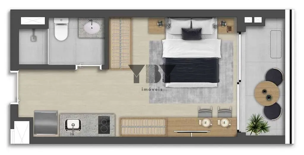 Apartamento, 1 quarto, 34 m² - Foto 19