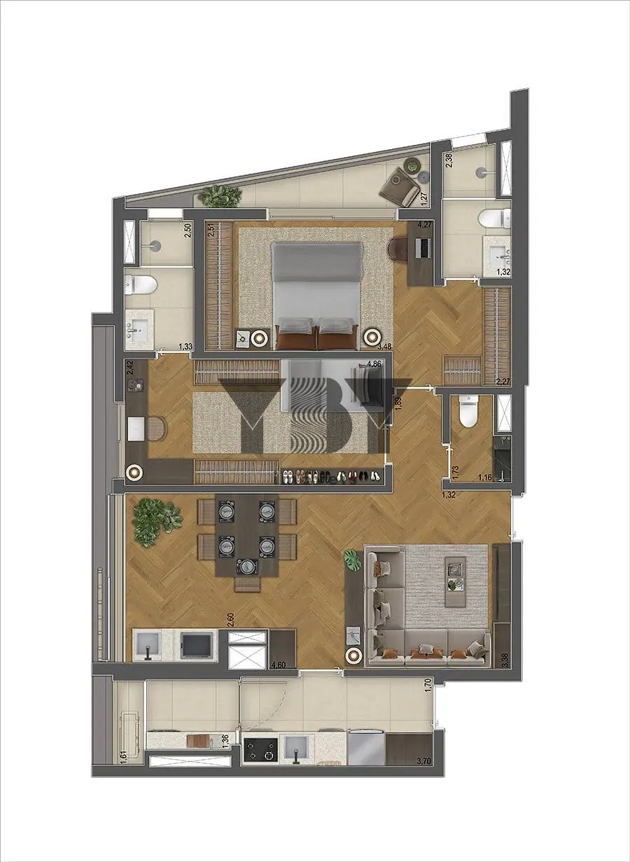 Cobertura, 4 quartos, 260 m² - Foto 17