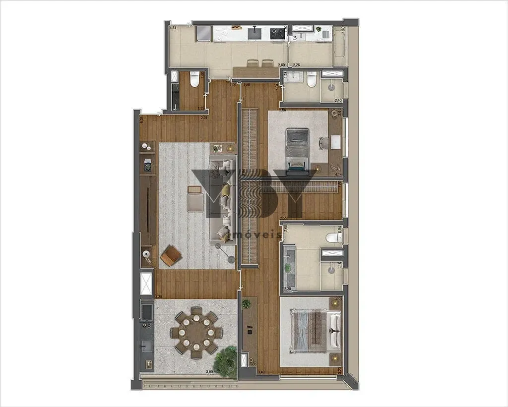 Cobertura, 4 quartos, 260 m² - Foto 20