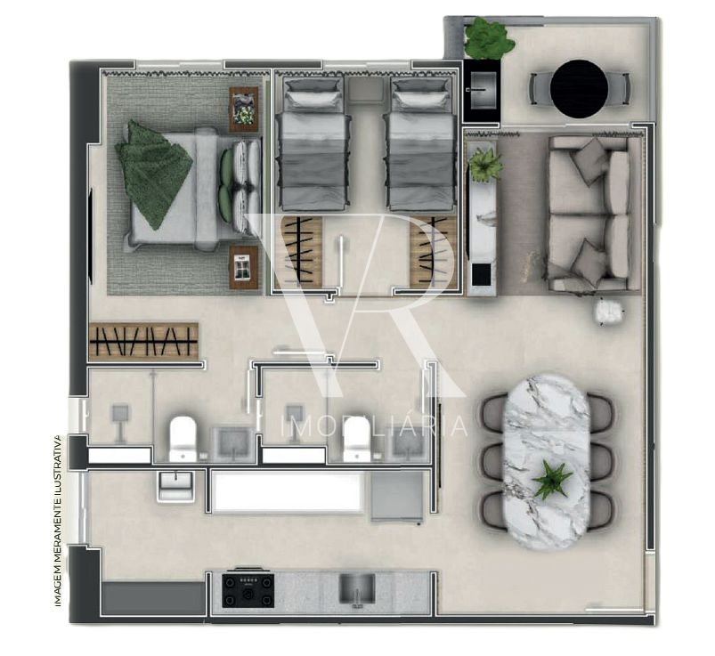 Apartamento à venda com 2 quartos, 69m² - Foto 16
