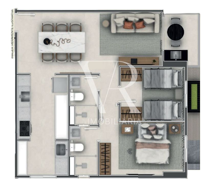 Apartamento à venda com 2 quartos, 69m² - Foto 17