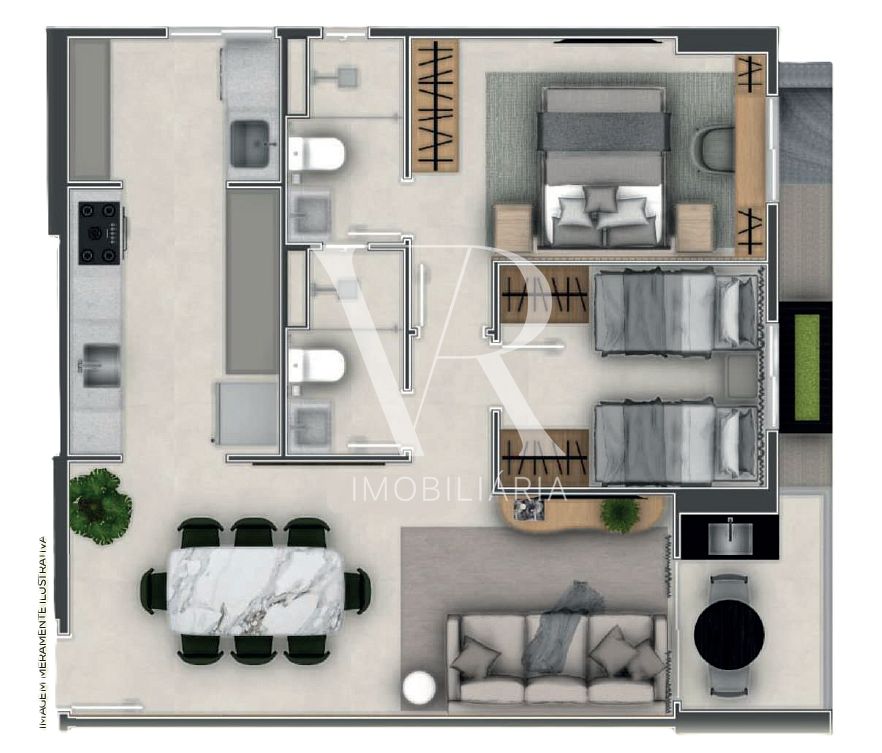 Apartamento à venda com 2 quartos, 69m² - Foto 18