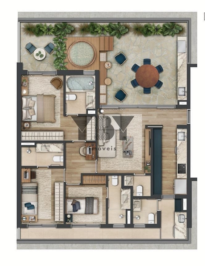 Cobertura, 3 quartos, 167 m² - Foto 26