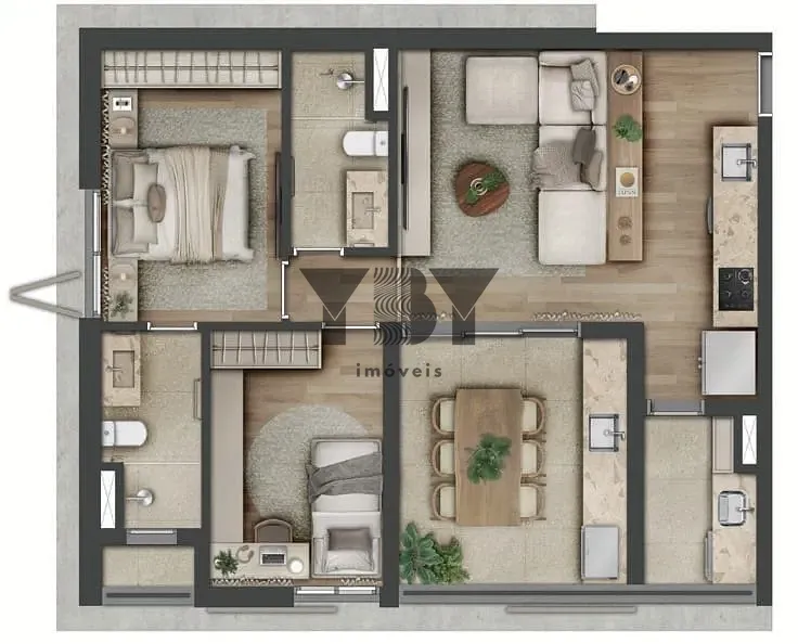 Apartamento, 3 quartos, 121 m² - Foto 22