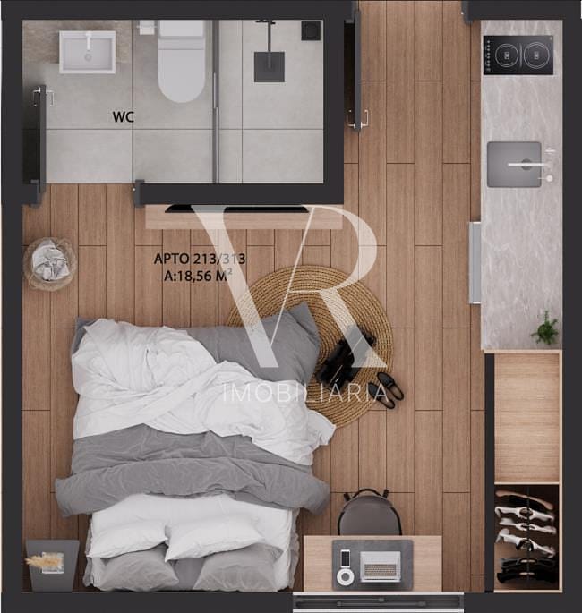 Apartamento à venda com 1 quarto, 22m² - Foto 31