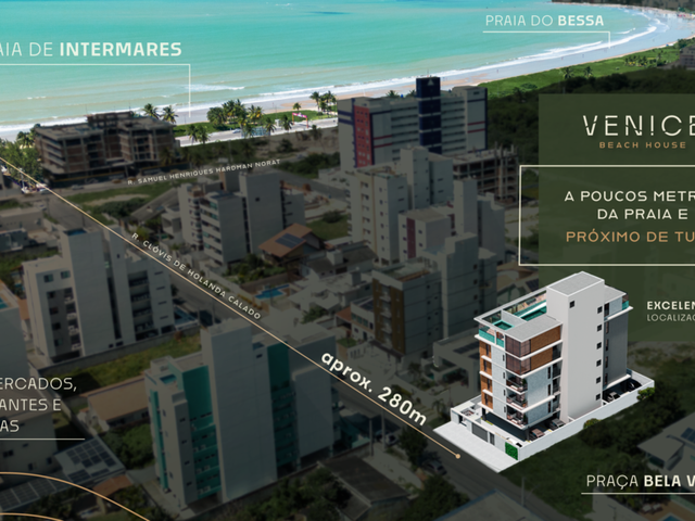 Studio 1 quarto e 1 banheiro, à venda, no bairro Intermares em Cabedelo