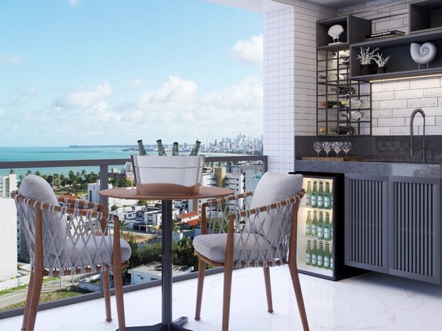 Apartamento 3 quartos e 2 banheiros, à venda, no bairro Jardim Oceania em João Pessoa