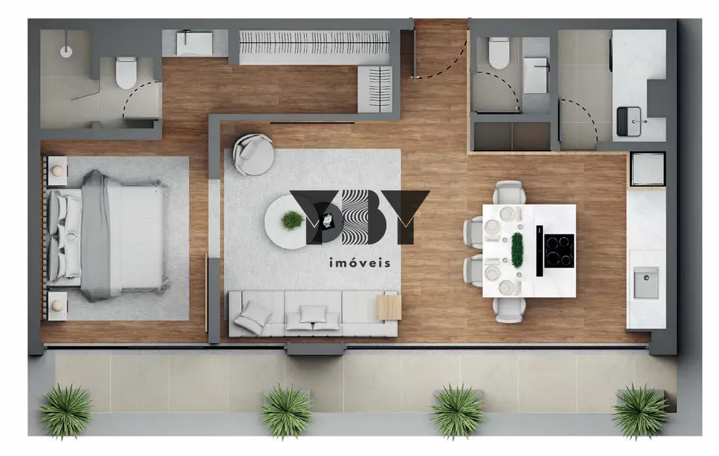 Apartamento, 1 quarto, 194 m² - Foto 23