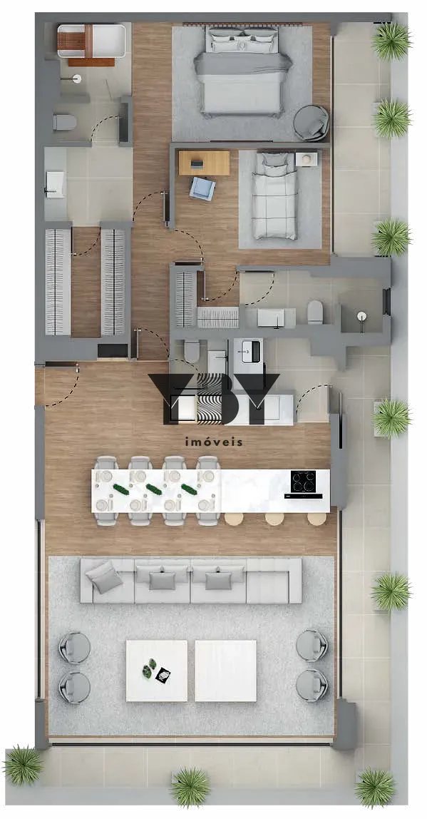 Apartamento, 1 quarto, 194 m² - Foto 36