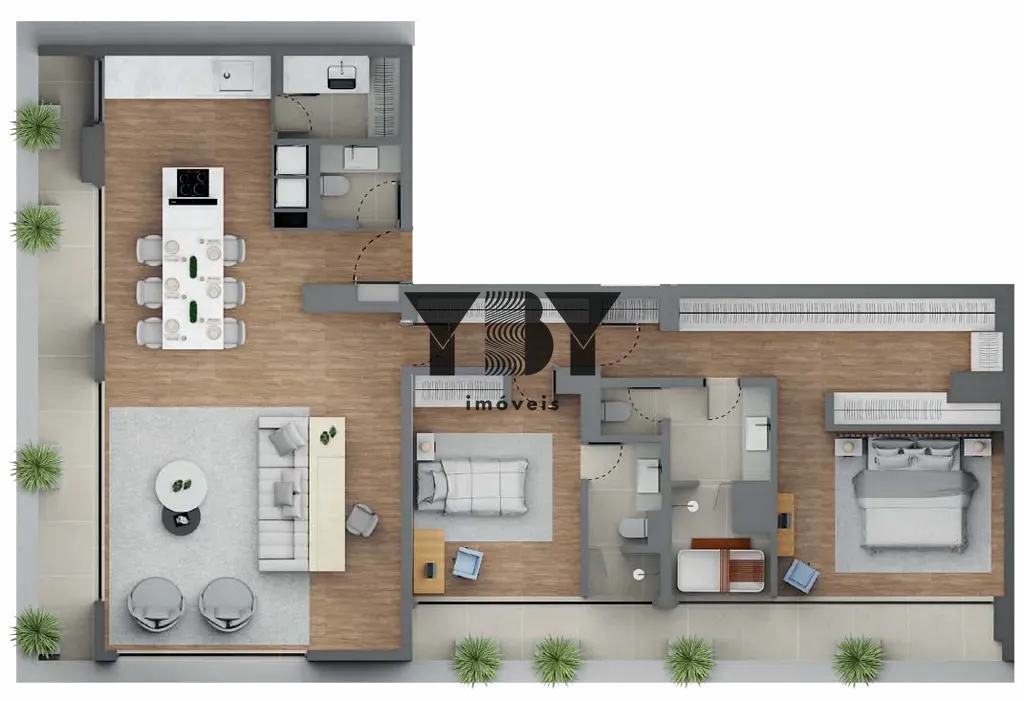 Apartamento, 1 quarto, 194 m² - Foto 38