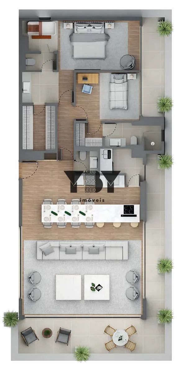 Apartamento, 1 quarto, 194 m² - Foto 39