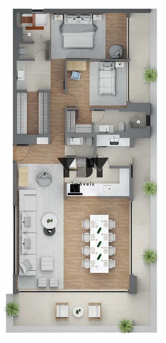 Apartamento, 1 quarto, 194 m² - Foto 40