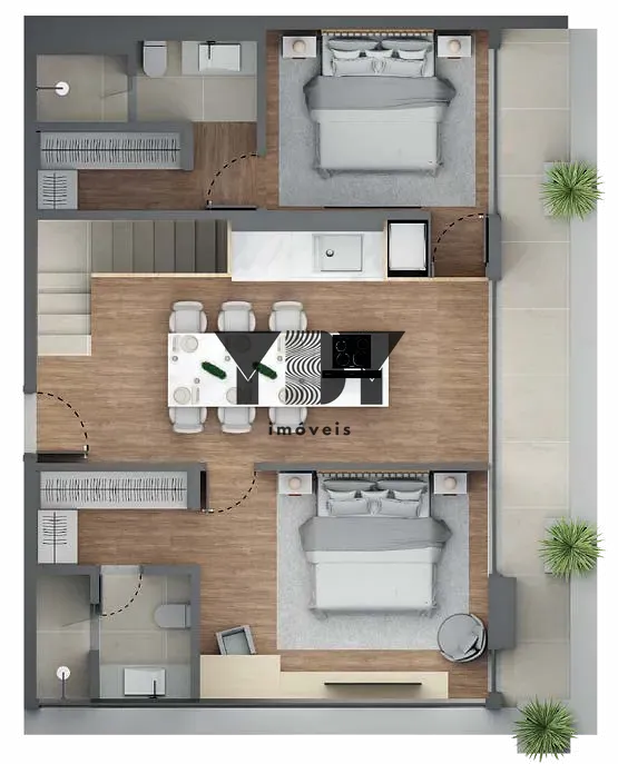 Apartamento, 1 quarto, 194 m² - Foto 41