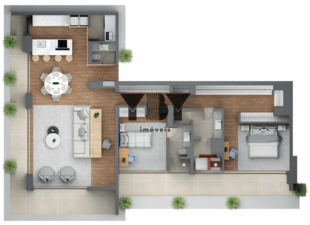 Apartamento, 1 quarto, 194 m² - Foto 43