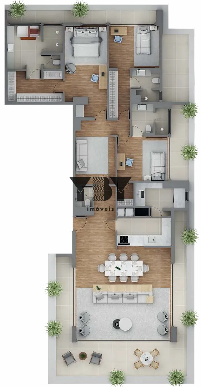 Apartamento, 3 quartos, 346 m² - Foto 45
