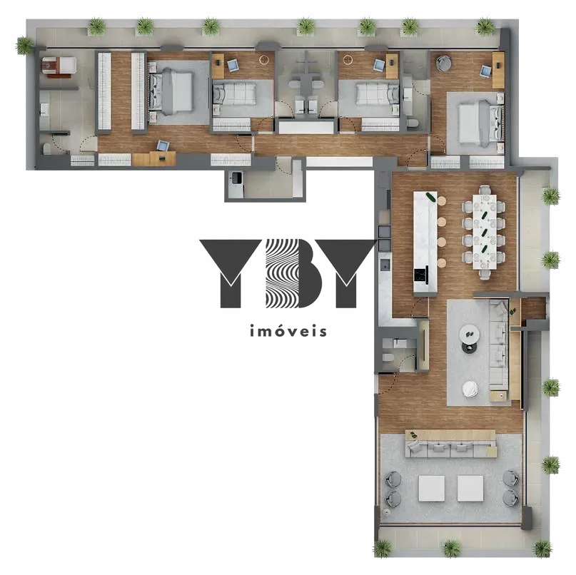 Apartamento, 3 quartos, 346 m² - Foto 46