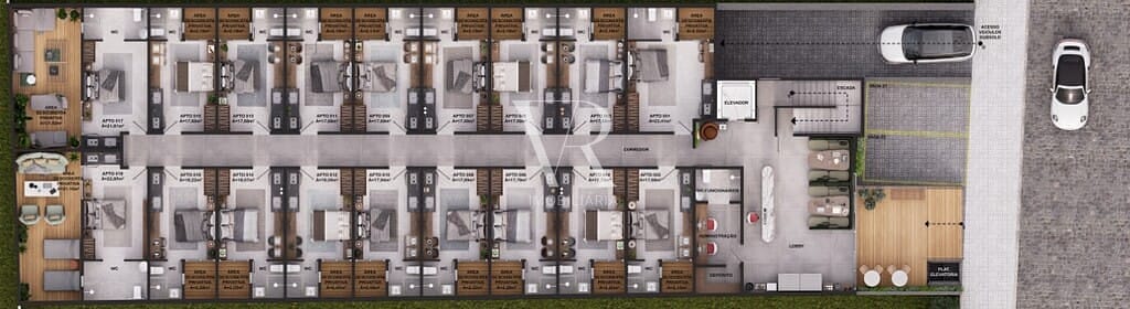 Apartamento à venda com 1 quarto, 24m² - Foto 22
