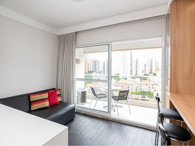 Foto do Apartamento - Apartamento à venda 1 Quarto 1 Vaga 37M² Campo Belo São Paulo - SP | Lares e Andares Imóveis
