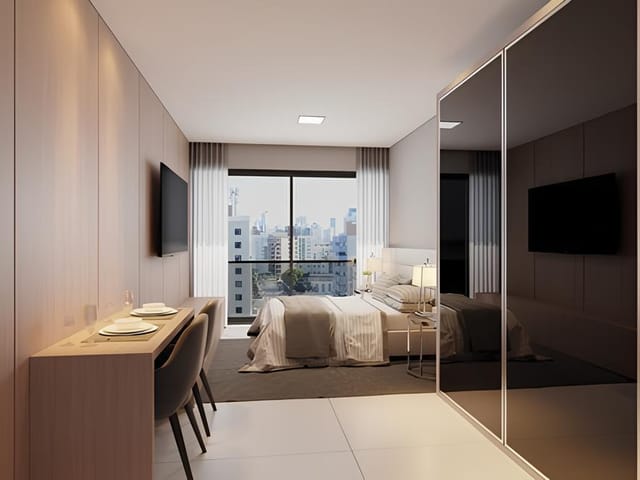 Studio 1 quarto e 1 banheiro, à venda, no bairro Cabo Branco em João Pessoa