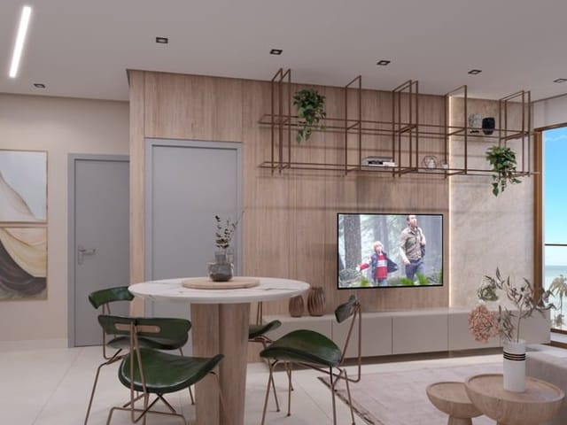 Apartamento 1 quarto e 2 banheiros, à venda, no bairro Cabo Branco em João Pessoa