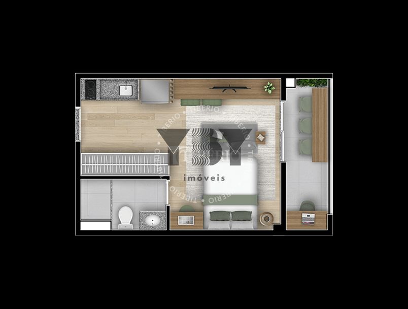 Apartamento, 1 quarto, 32 m² - Foto 37