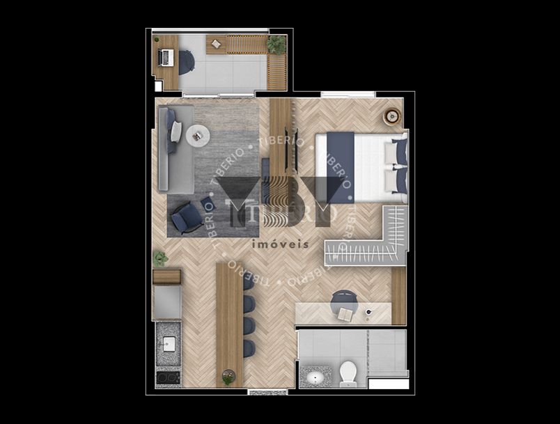 Apartamento, 1 quarto, 32 m² - Foto 53