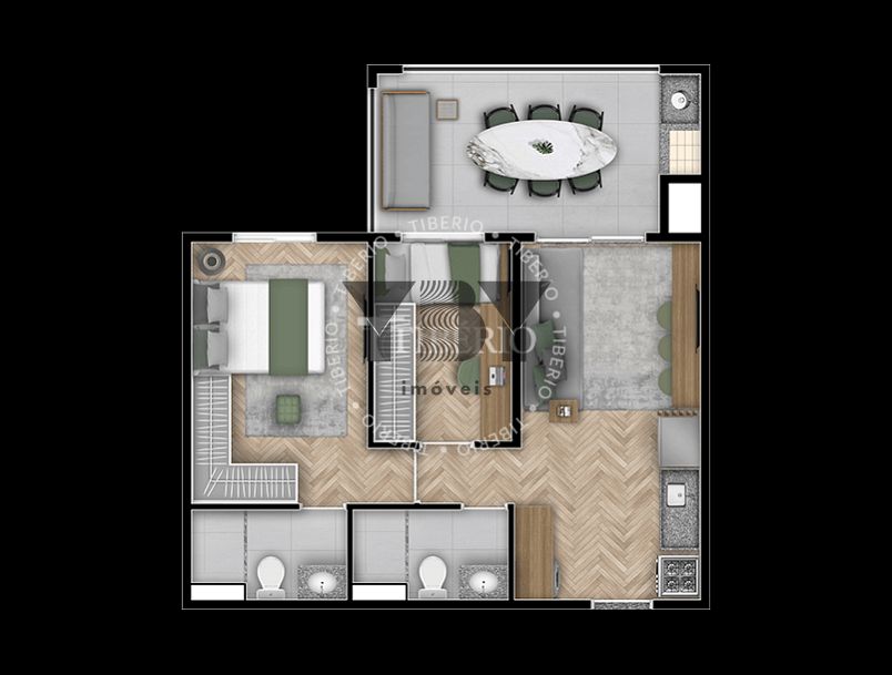 Apartamento, 1 quarto, 32 m² - Foto 56