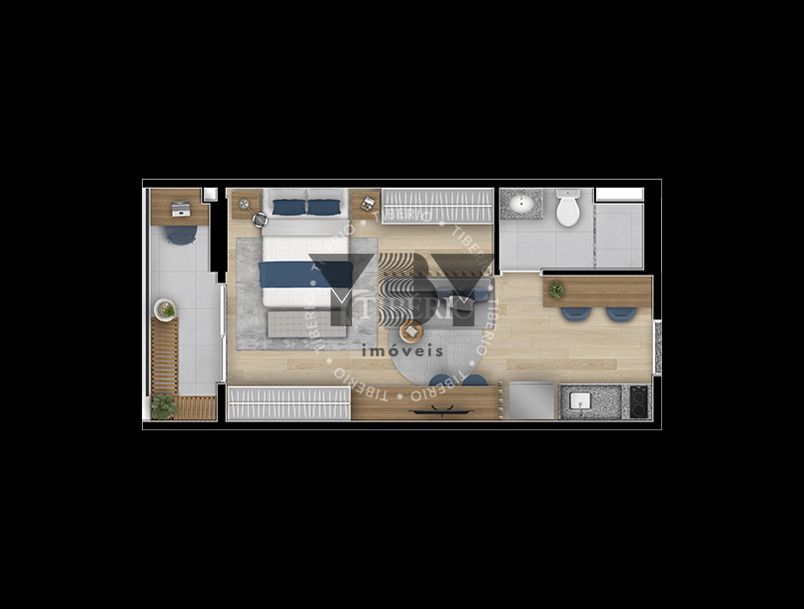 Apartamento, 1 quarto, 27 m² - Foto 48